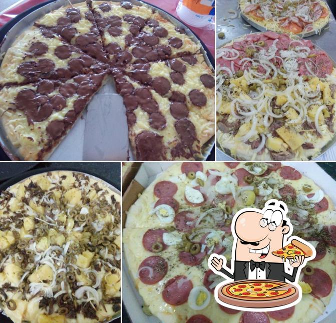 Experimente pizza no PIZZARIA PRIMÍCIAS