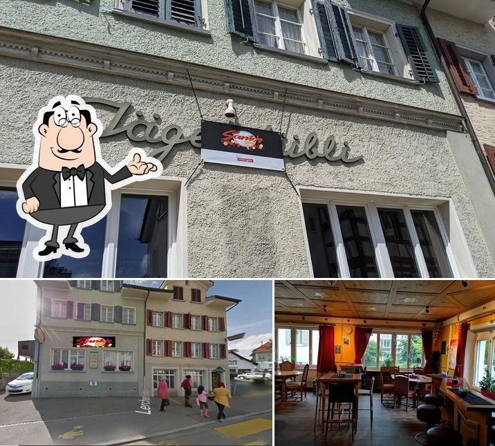 Dai un'occhiata agli interni di Jägerstübli Santos Bar