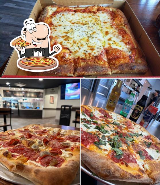 En Marabella Wilmington, puedes degustar una pizza