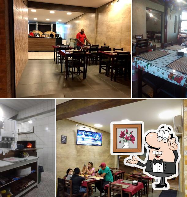 O interior do Pizzaria Chiarelli