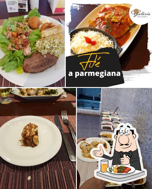 Comida em Galáxia Gourmet