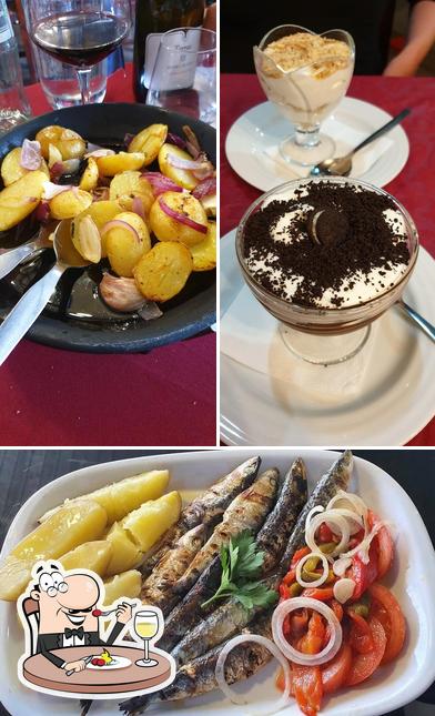Food at Restaurante Quinta do Galo