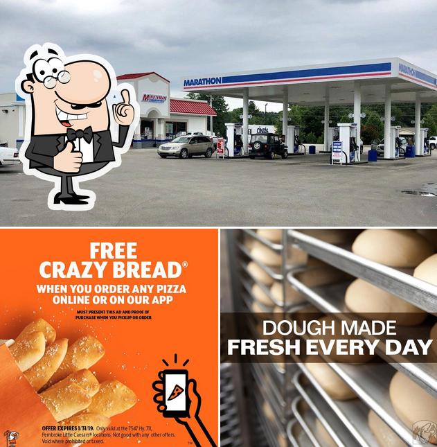Little Caesars Pizza, 7547 NC711 in Pembroke Restaurant menu and reviews