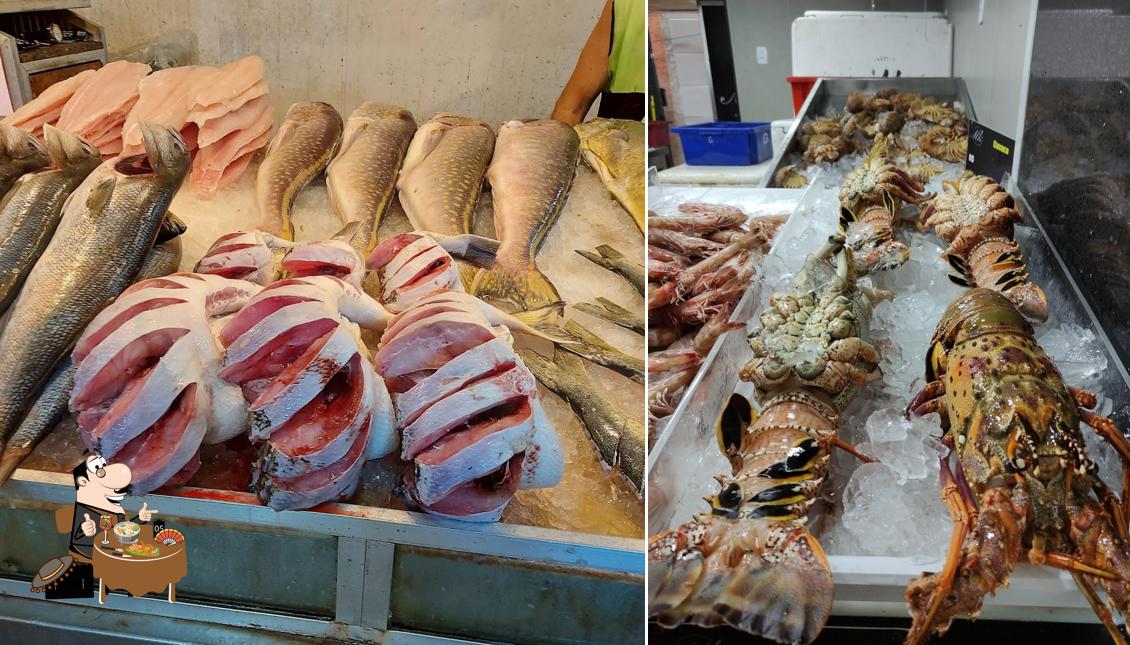Comida em Mercado de Peixe São Pedro - Peixarias e Restaurantes de Frutos do Mar