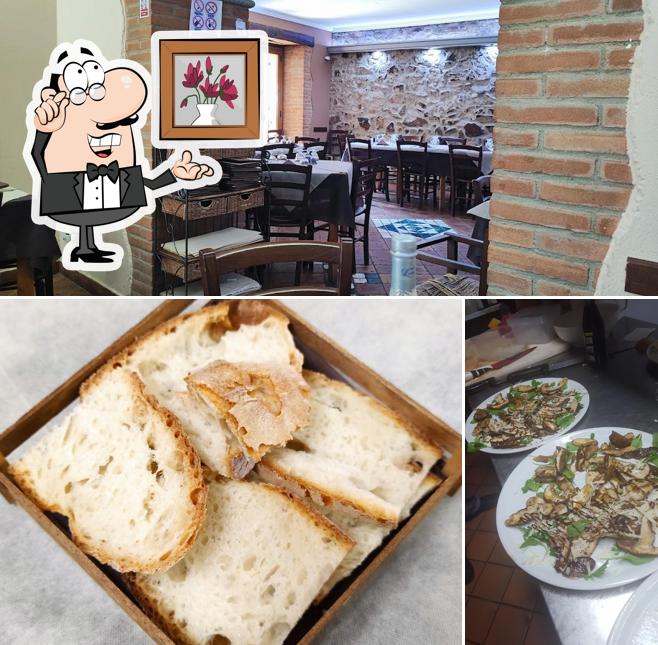 Gli interni di Ristoro del Brigante