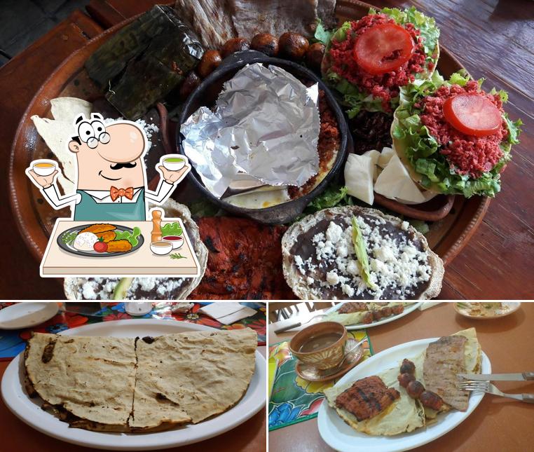 Еда в "Rincon Oaxaqueño"