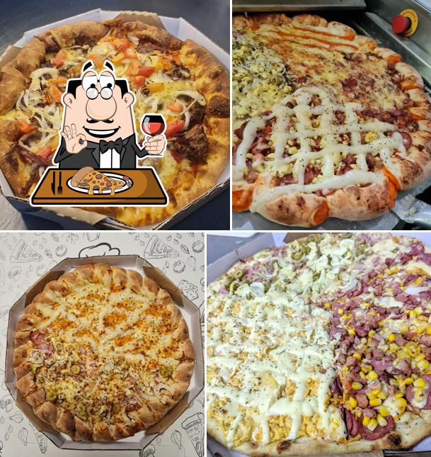 Escolha diferentes estilos de pizza