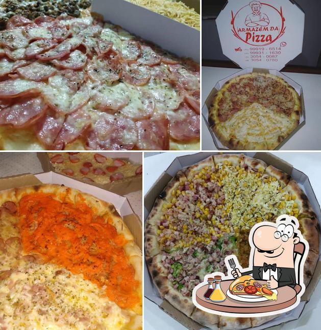 Consiga diferentes tipos de pizza