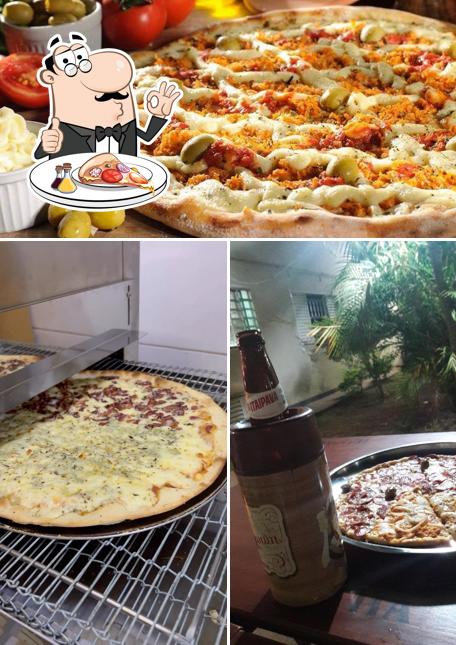 No Di Fratelli Pizzaria, você pode provar pizza