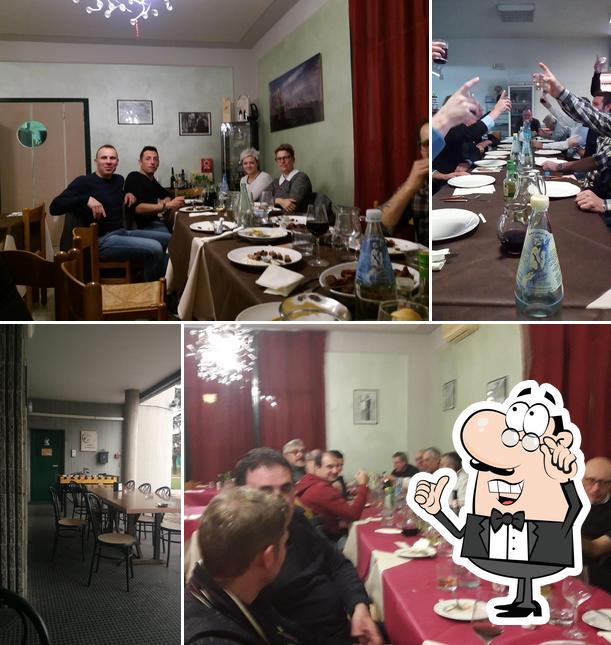 Gli interni di Bar Trattoria Alpini