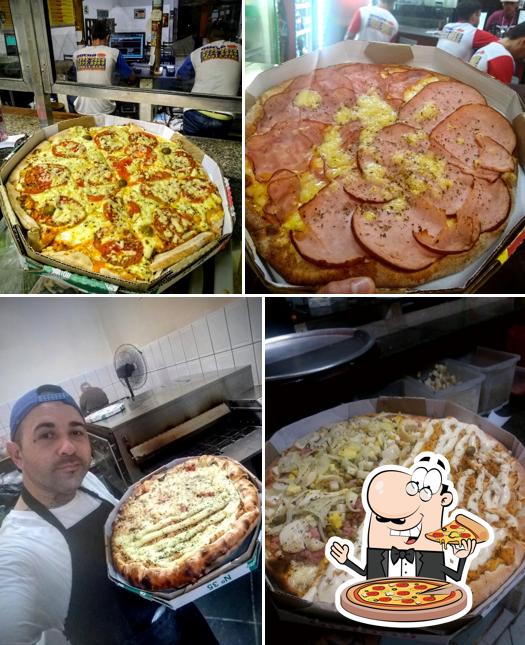 Experimente diferentes tipos de pizza