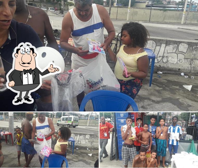 Confira a foto ilustrando interior e exterior no Skina do Chico Burguer