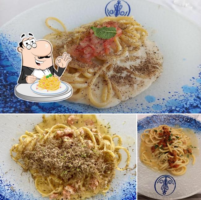 Spaghetti alla carbonara al Marisco