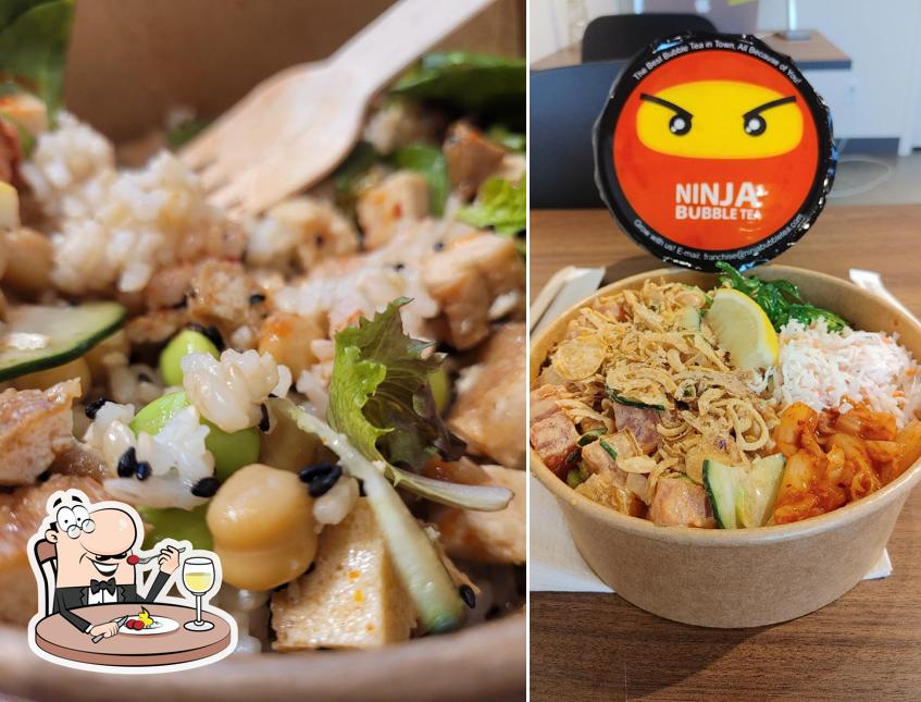 Ninja Bubble Tea x Poké Guildford Village in Surrey Restaurant menu
