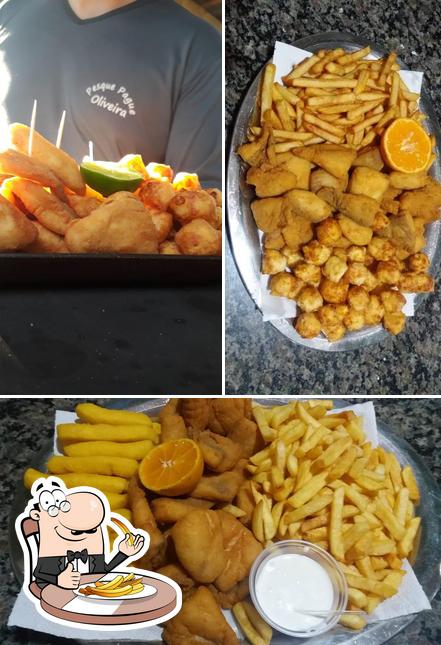 Experimente cbatatas fritas francesas no Pesque Pague Oliveira