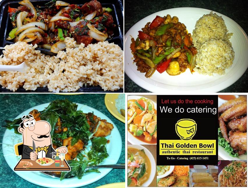 Meals at Thai Golden Bowl