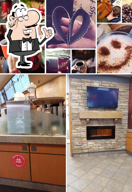 Découvrez l'intérieur de Tim Hortons