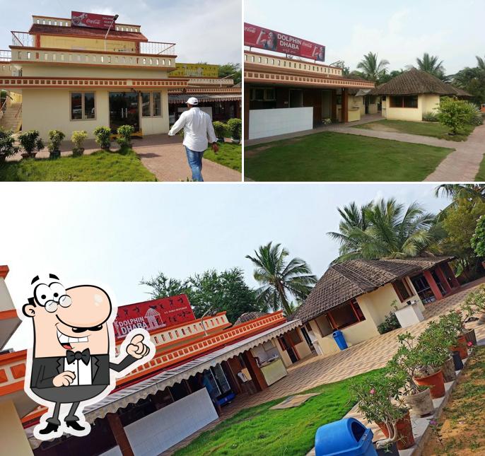 Check out the outside part of Dolphin Dhaba