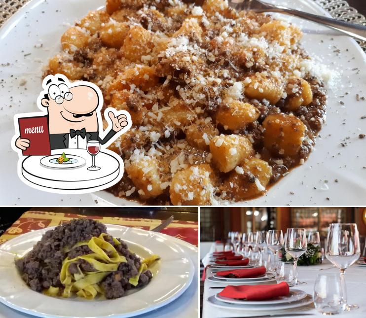 Tra le diverse cose da Fattoria di Nonna Patty Guidonia si possono trovare la cibo e vino