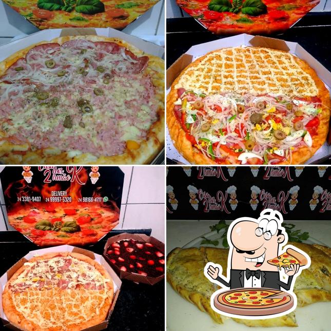 Escolha diversos estilos de pizza