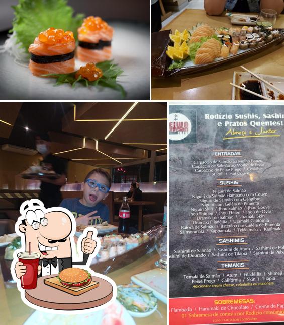 Закажите гамбургеры в "Reiwa Sushi Guarujá"