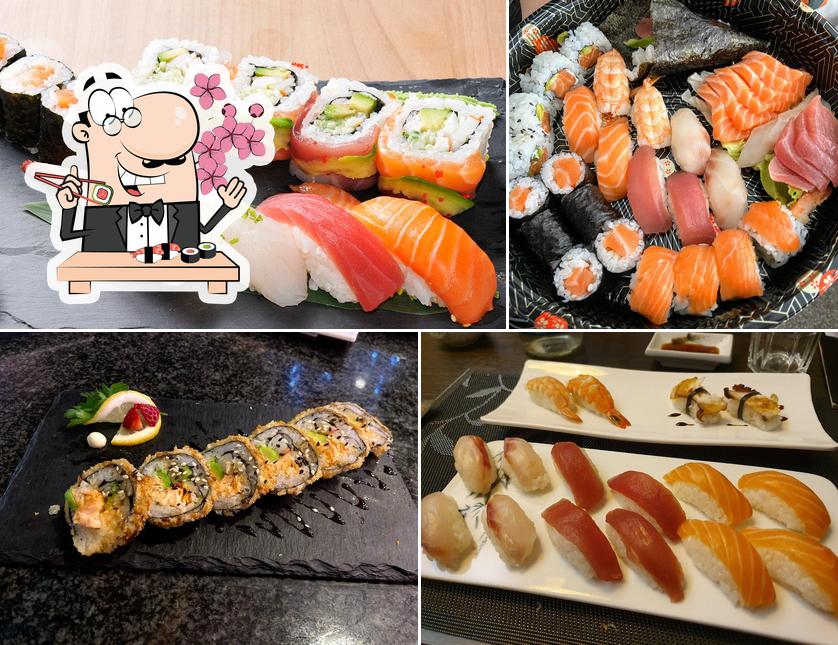 Prova le diverse opzioni di sushi