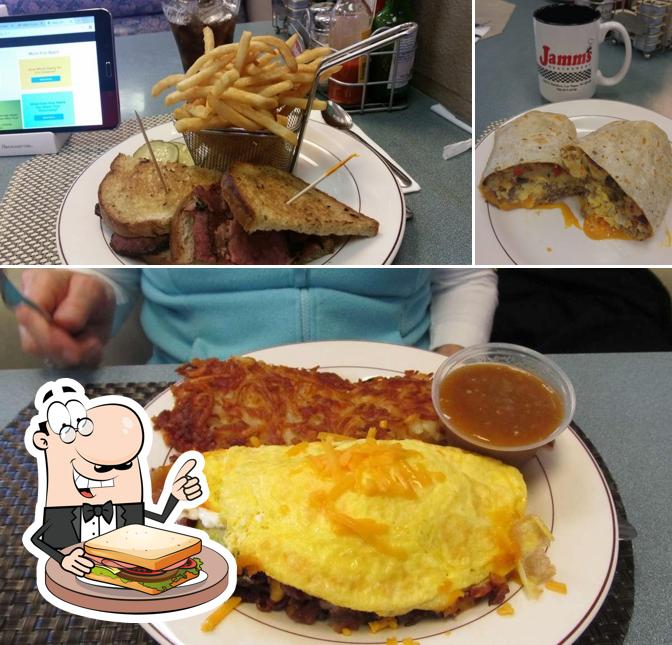 Jamms Restaurant Breakfast and Lunch in Las Vegas Restaurant menu and