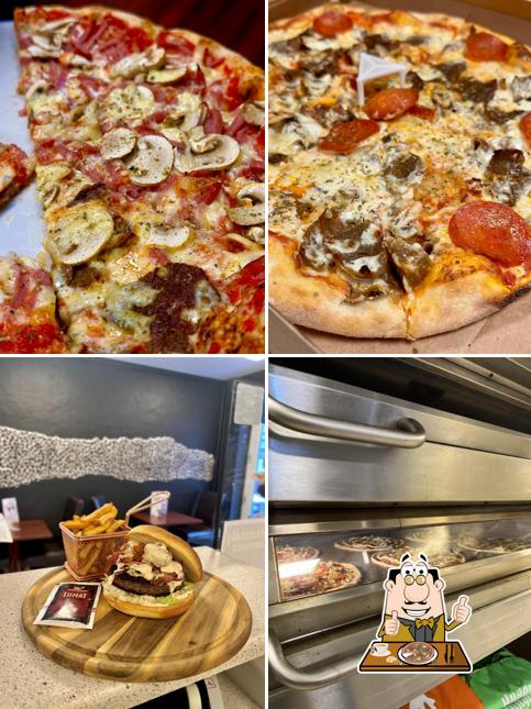 Elige una pizza en Papa’s pizza Frederikshavn/ pizzeria/ burger/durum