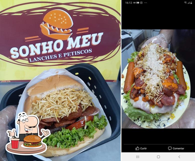 Consiga um hambúrguer no Sonho Meu - Lanches e Petiscos