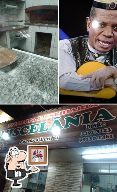 O interior do Pizzaria Miscelânea