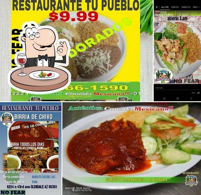 Food at Restaurante Tu Pueblo