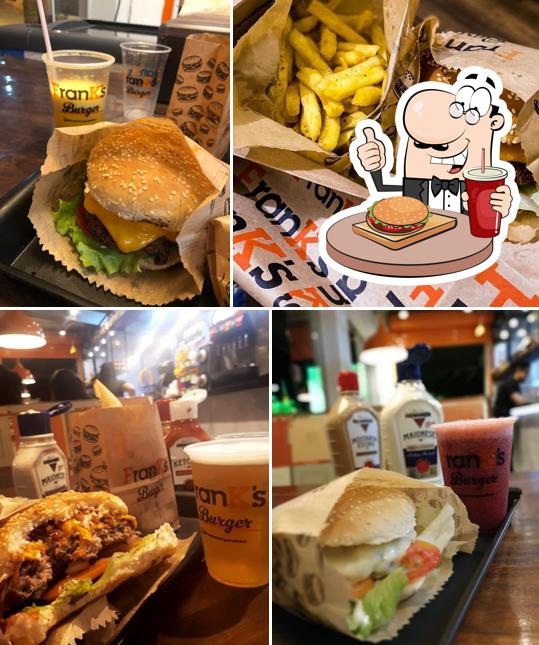 Peça um hambúrguer no Frank's Burger