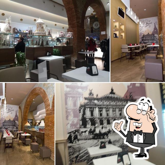 Gli interni di Gran Cafè Opera
