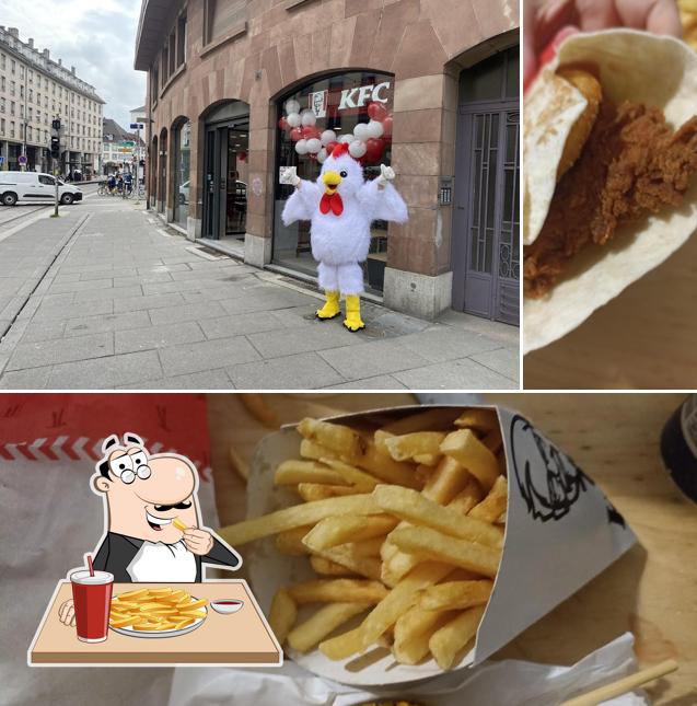 Frites à KFC Strasbourg Porte de l'Hôpital