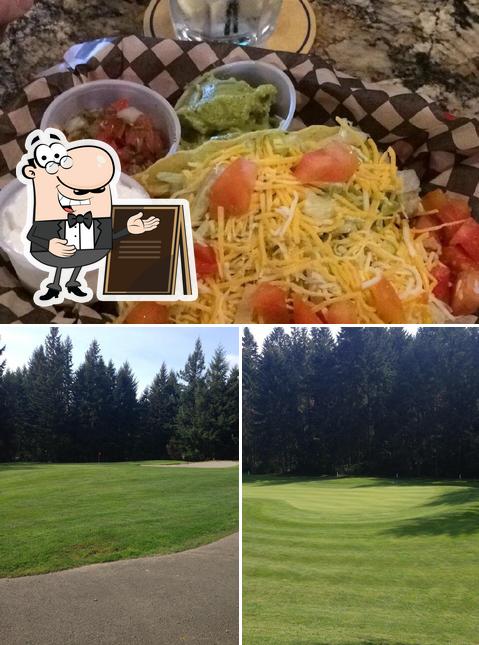 This is the photo displaying exterior and food at Madrona Links Golf Course