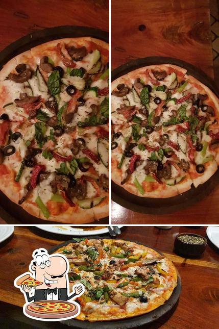 Get pizza at Zaffran