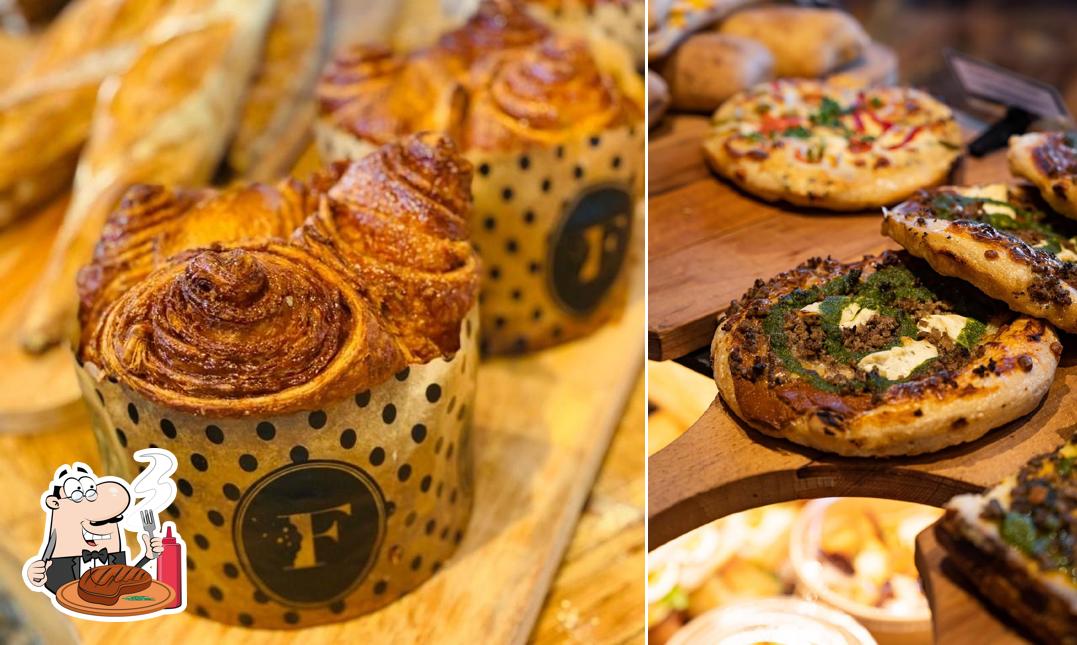 Get meat dishes at Boulangerie Feuillette