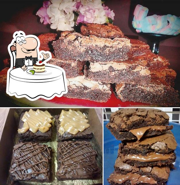 Brownie's Americana serve uma escolha de pratos doces