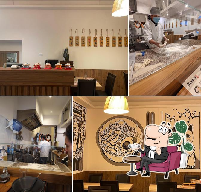 Gli interni di Ramen House