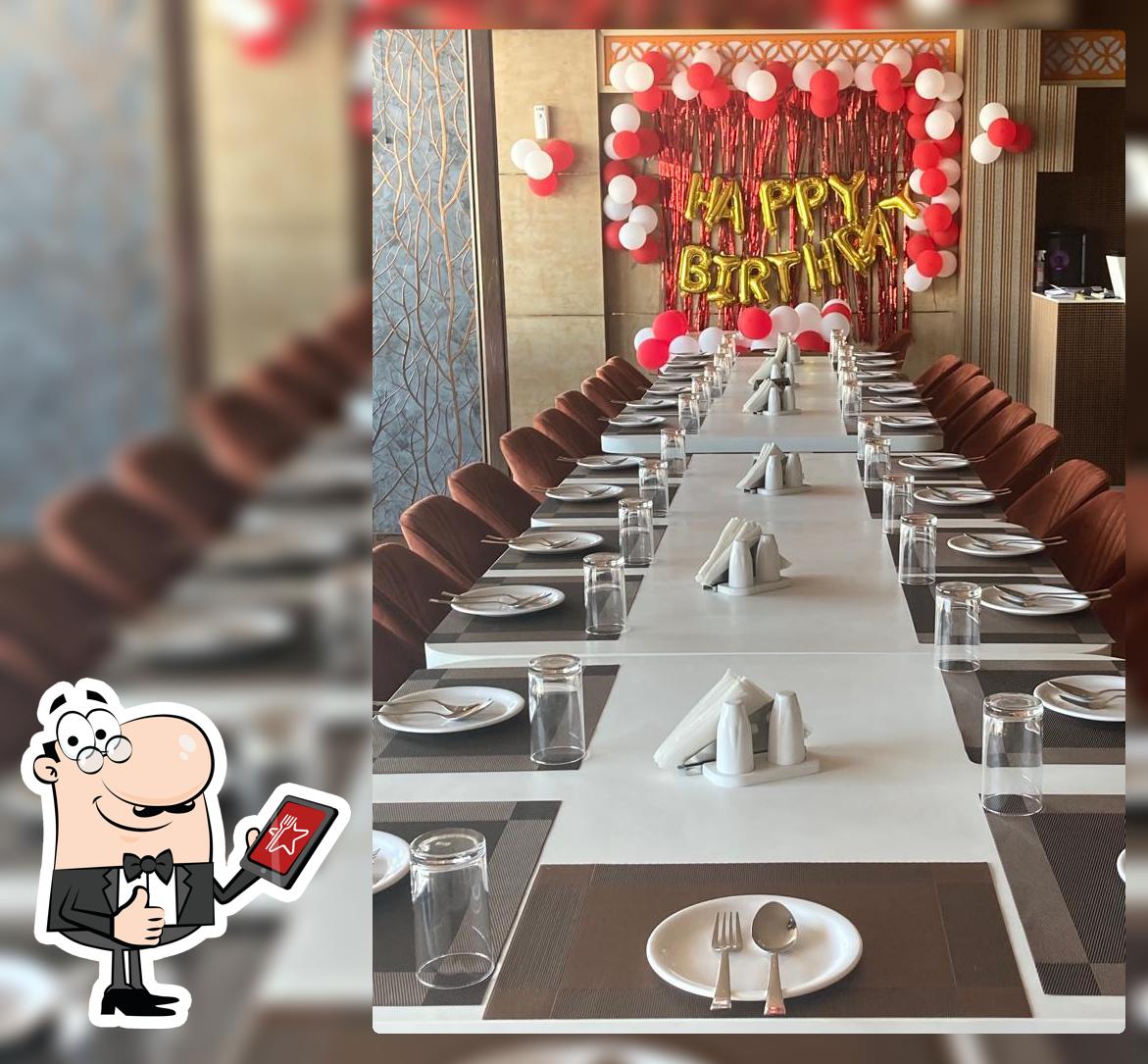 The interior of Geetanjali Vihar Restaurant
