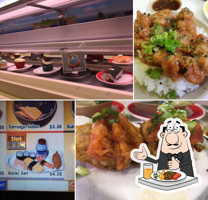 Meals at Genki Sushi
