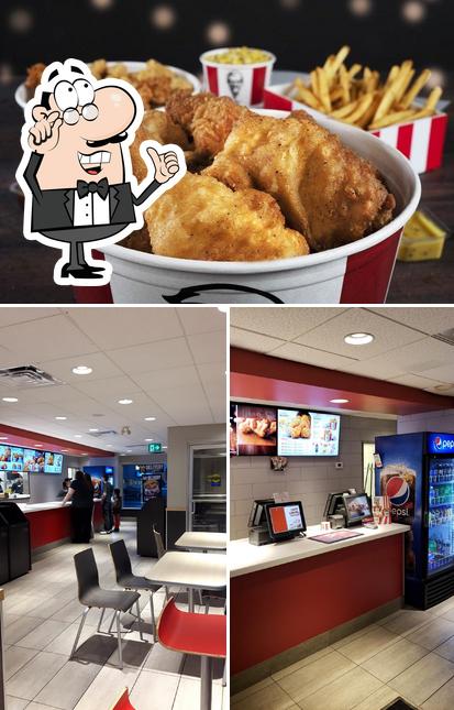 Voici l’image représentant la intérieur et nourriture sur KFC