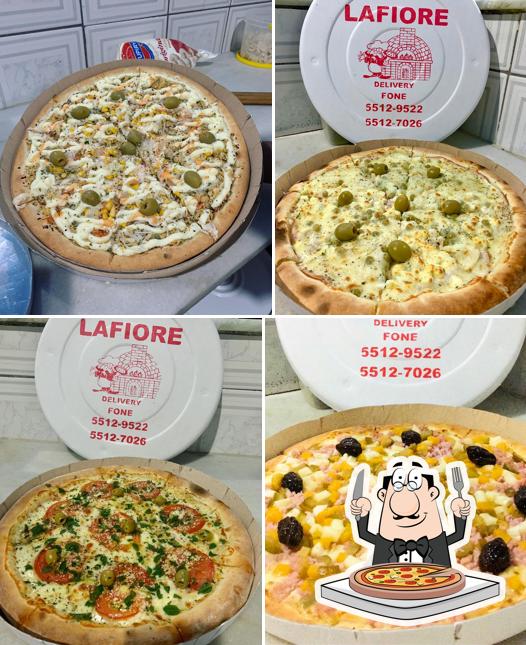 Peça pizza no Lafiore Pizzaria