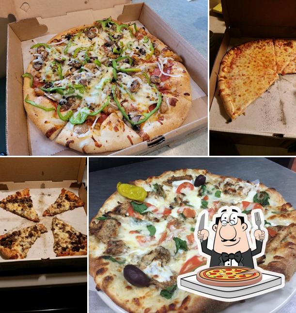 Pick pizza at Leonis Brick Oven Pizzeria