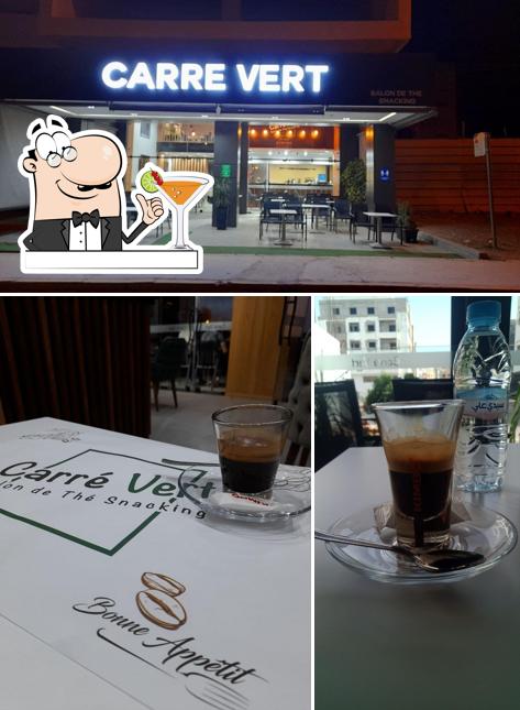 Vérifiez la photo représentant la boire et nourriture concernant Carré Vert Café