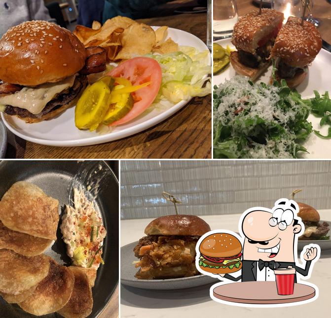 Get a burger at Laurel Oak, a Southern Brasserie