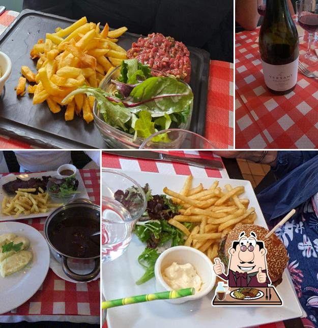 Tartare de bœuf à Le Cabanon de la Butte