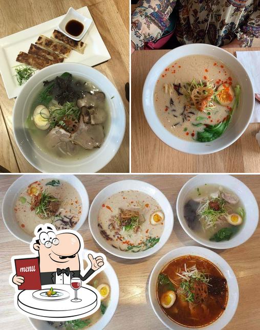 Еда в "Tokiwa Ramen"