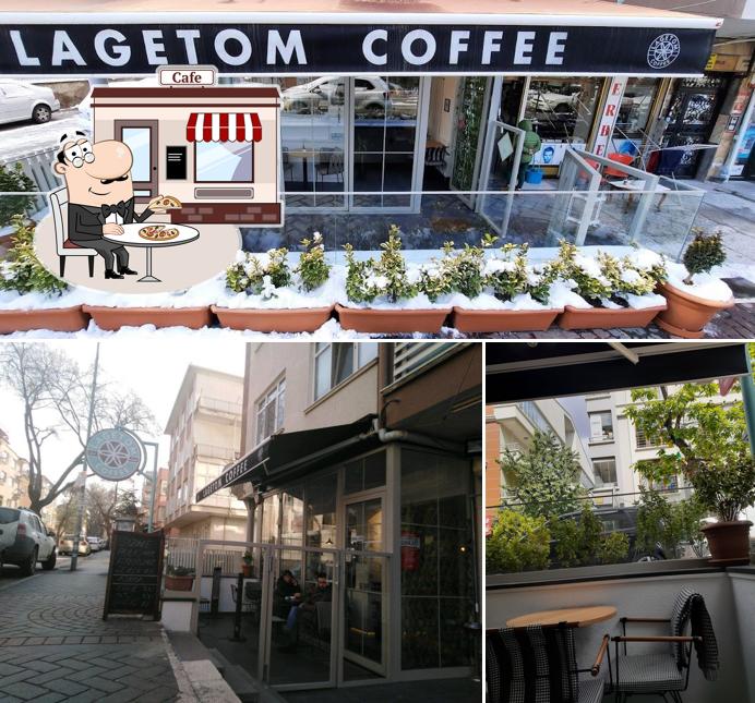 La parte exterior de Lagetom Coffee