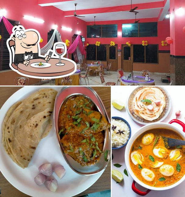 The image of Dulha Dulhan family restaurant’s food and interior